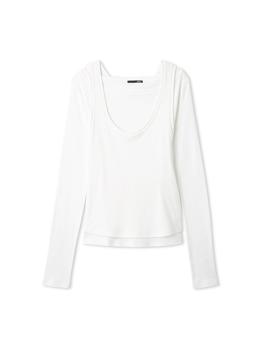 新品未使用　訳あり　チェックレイヤードトップス 150cm チェックシャツレイヤードトップス（Tシャツ/カットソー