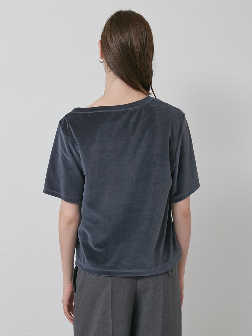 jnhearts ベロアトップス　36 スリットスリーブベロアトップス｜上品でありながらリラックス感のある