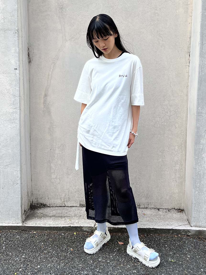 READYMATE バックプリント Tシャツ ホワイト READYMATE PEACE LOVE SEX