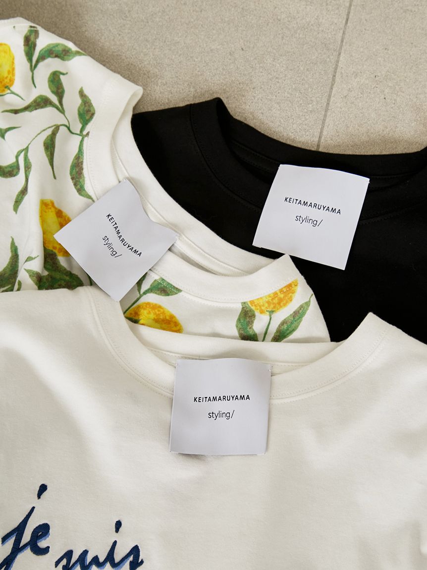 styling/×KEITA MARUYAMA】エンブロイダリーTシャツ(Tシャツ