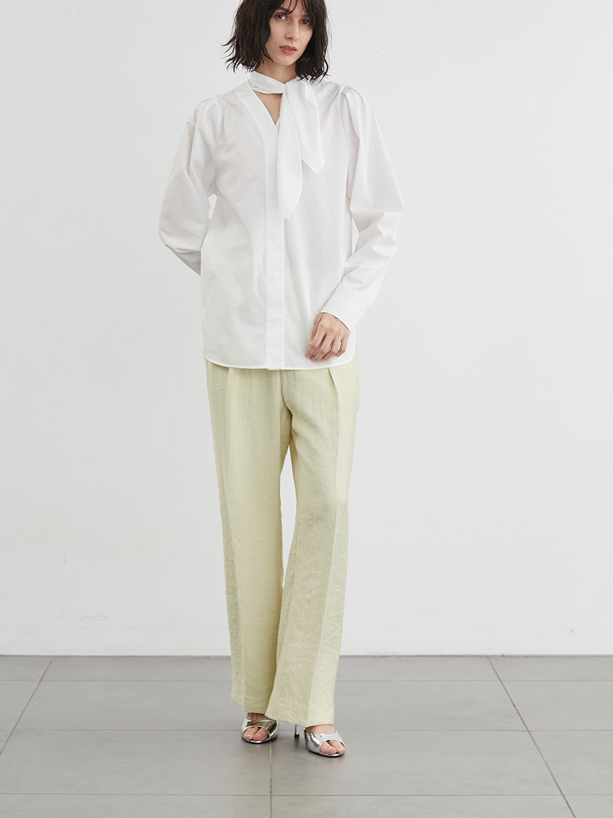 【30％OFFセール】16WFB251032,styling,スタイリング,スカーフカラー2WAYシャツ ,新作,送料無料,インスタ,25SS スカーフカラー2WAYシャツ(シャツ/ブラウス)｜トップス│styling