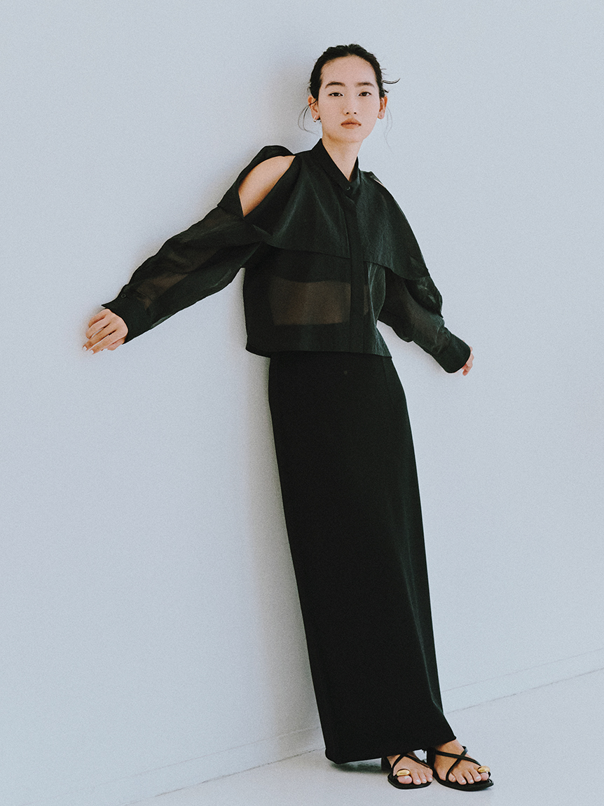 新品正規品  オーガンザショートシャツ(シャツ/ブラウス)｜トップス│styling トップス