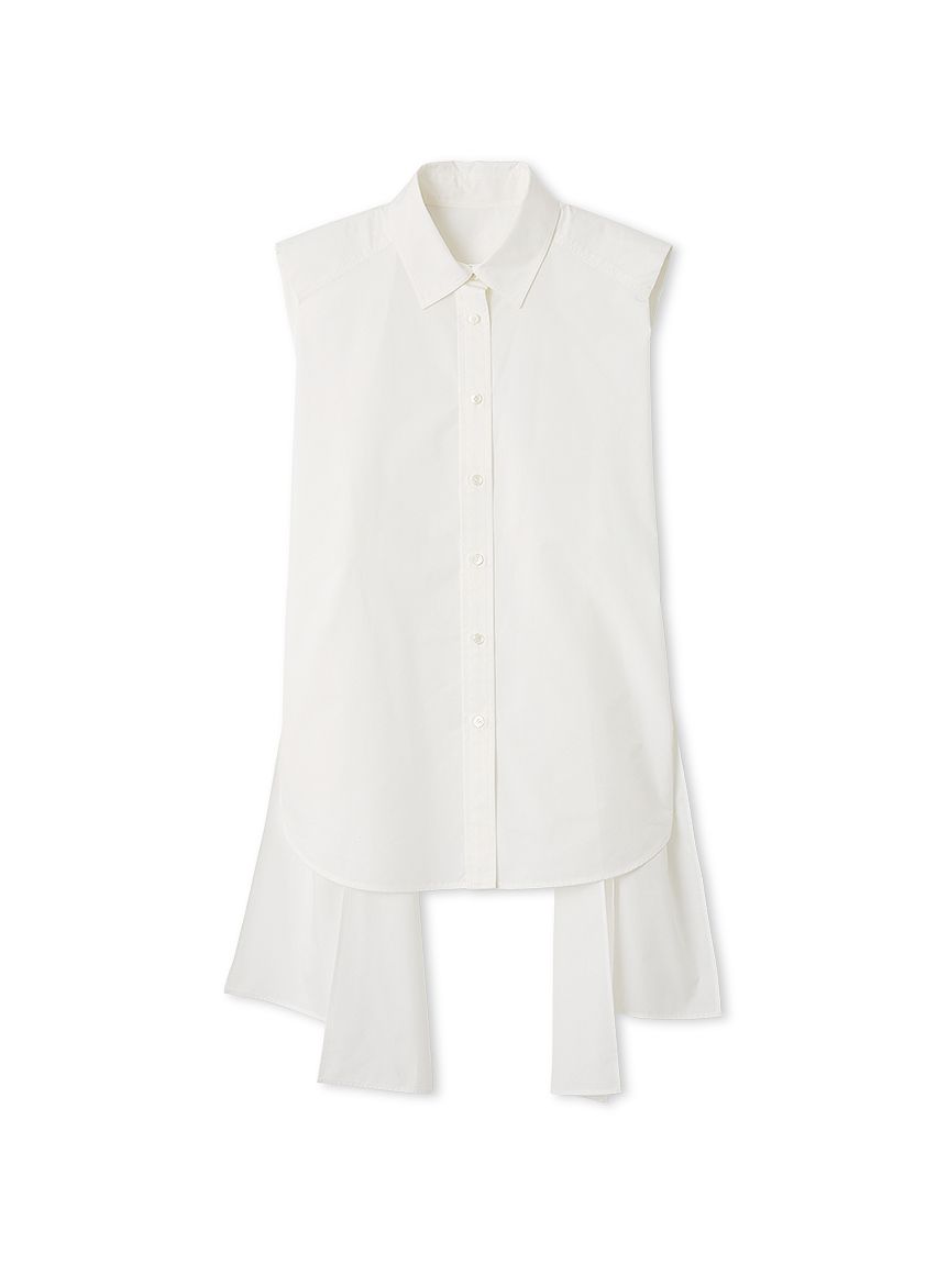 サイドリボンノースリーブシャツ(シャツ/ブラウス)｜トップス│styling