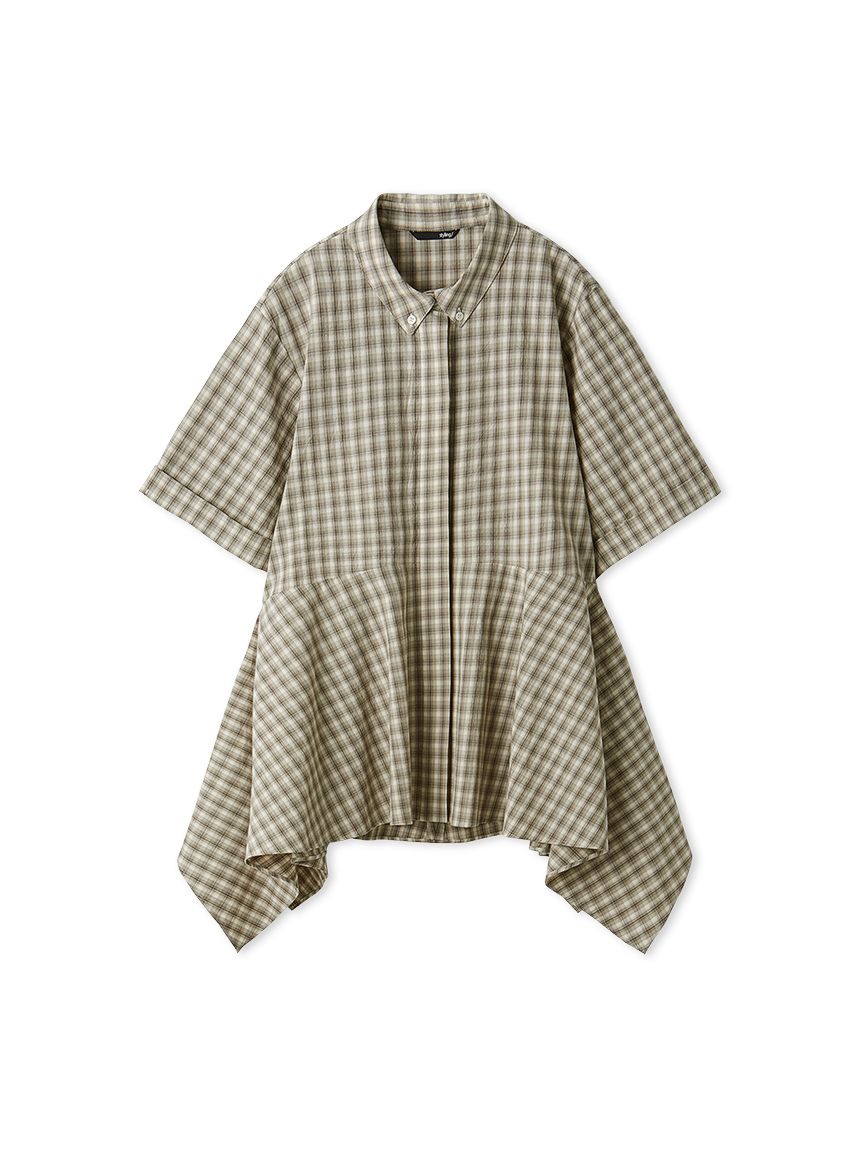 8236 ジャスグリッティー ピンタックペプラムブラウス トップス シャツ JUSGLITTY ピンタックペプラムブラウス - メルカリ