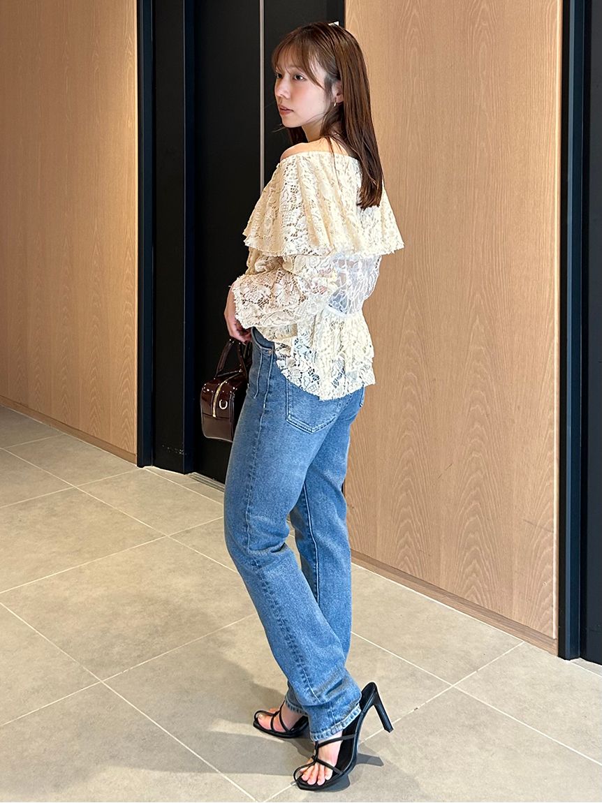 今季新作！Curensology /ラッフルレースブラウス Curensology｜ラッフルレースブラウス | Rakuten Fashion(楽天