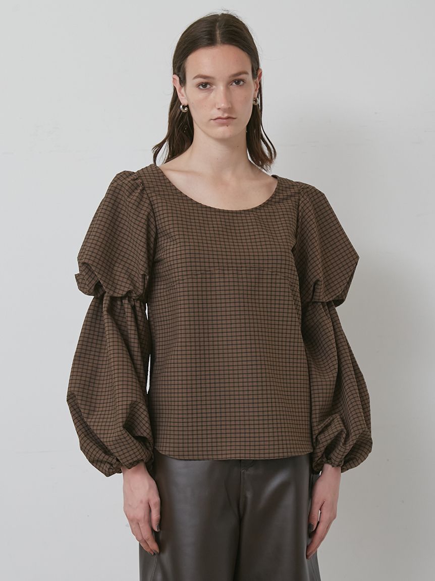 パフスリーブ2WAYブラウス(シャツ/ブラウス)｜トップス│styling