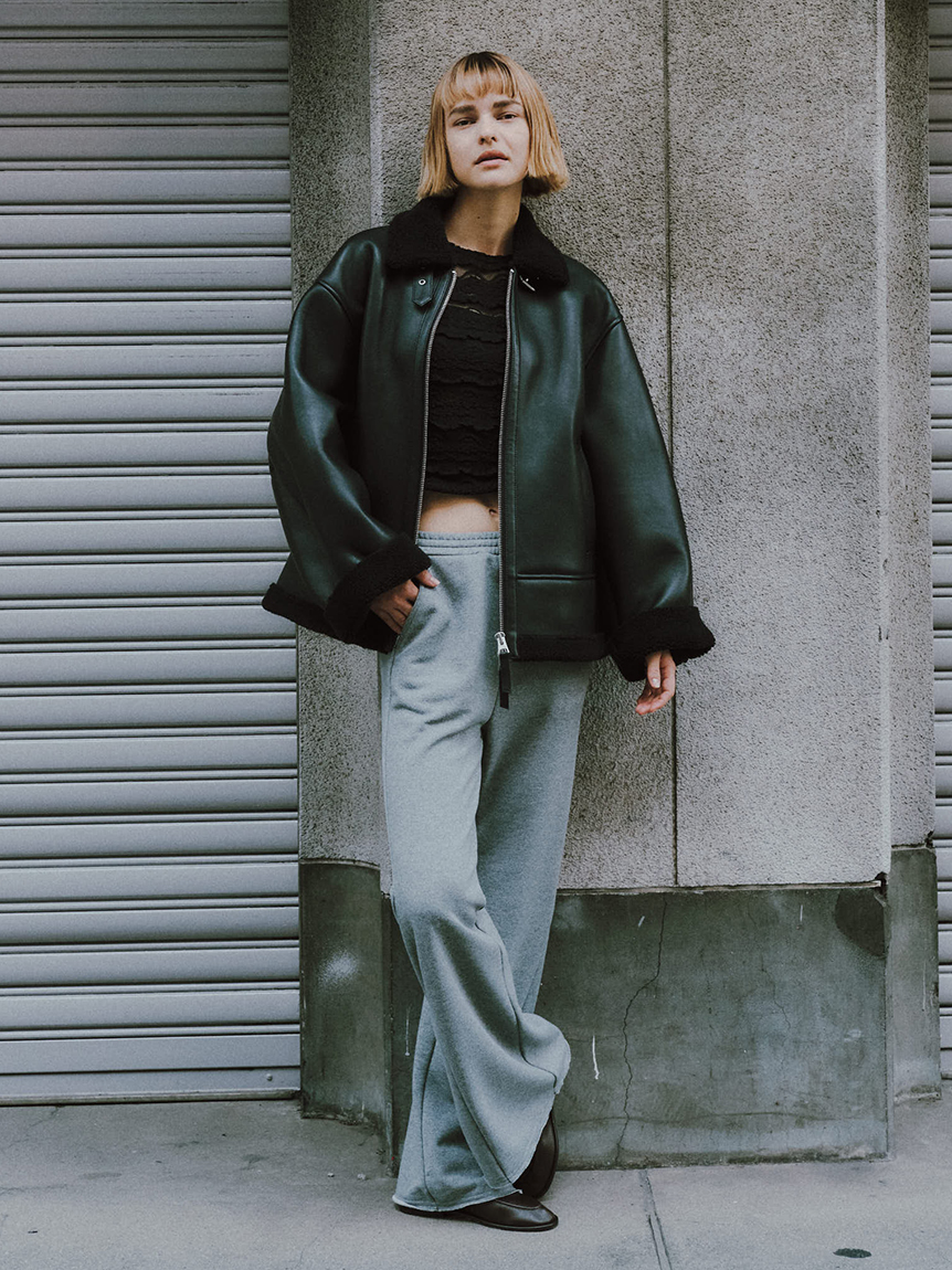 ラムレザーフライトジャケット(ジャケット)｜アウター│styling