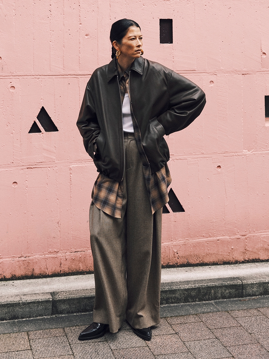 安い購入 ラムレザーブルゾン(ブルゾン)｜アウター│styling ジャケット・アウター