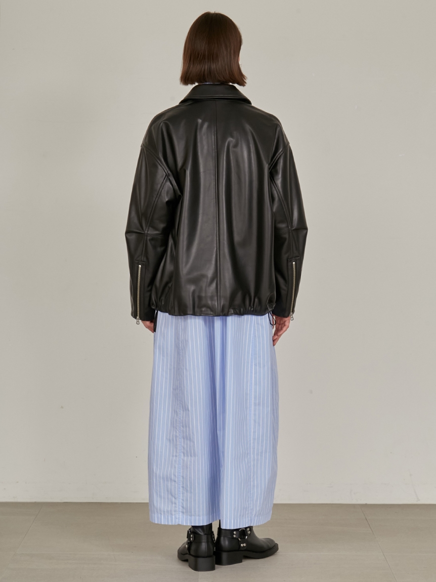 styling/（スタイリング/）　ラムレザーブルゾン ラムレザーブルゾン(ブルゾン)｜アウター│styling