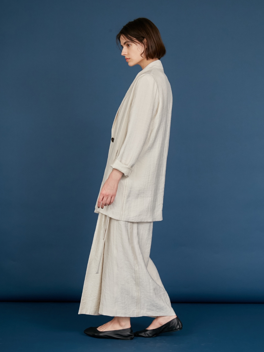 styling スタイリング バックサテンジャケット コート 春夏 バックサテンジャケット（テーラードジャケット/コート
