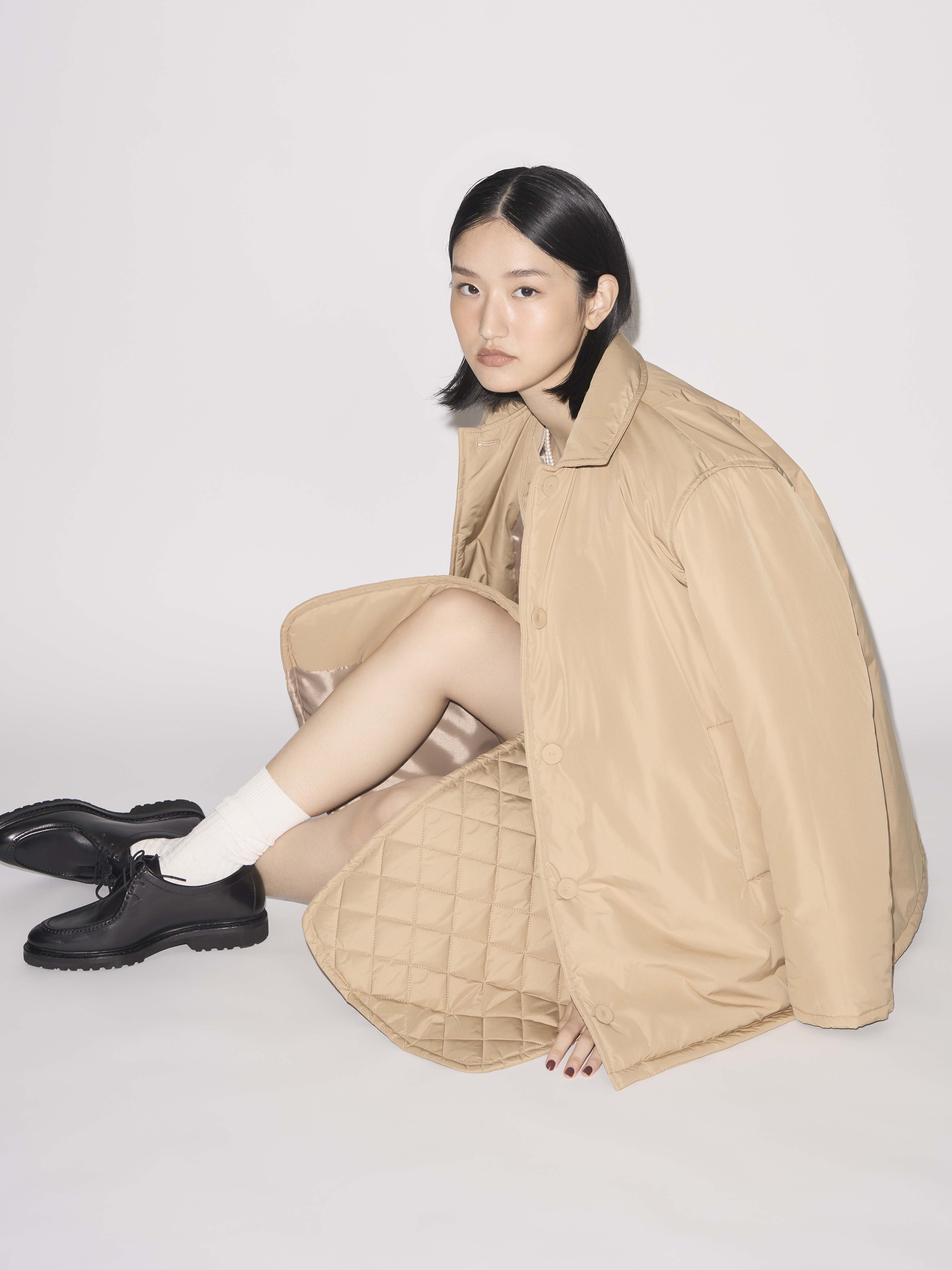 S/S】＜ウォッシャブル・撥水＞Aラインコーチジャケット