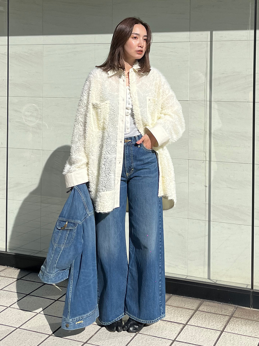 styling/ Lee デニムブルゾン Sサイズ インディゴ セットアップ対応】【styling/×Lee】デニムブルゾン(ジャケット