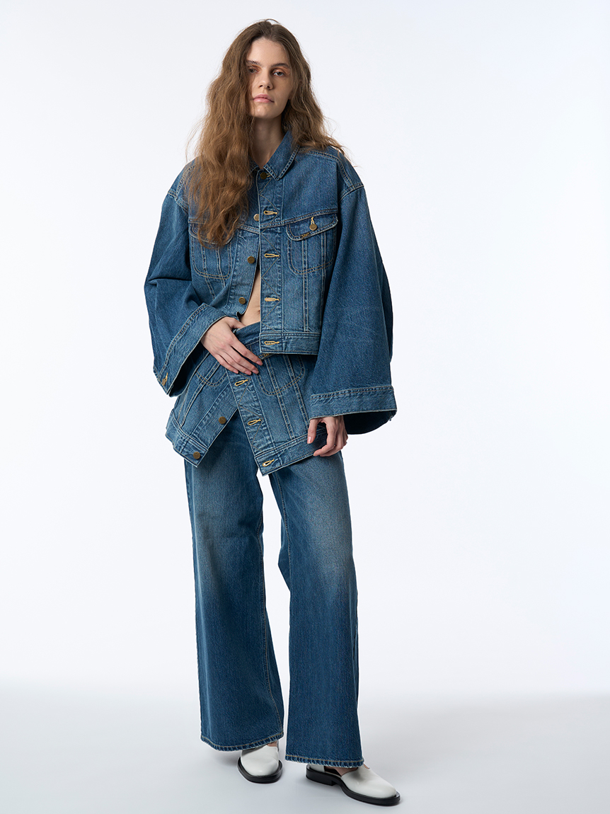 セットアップ対応】【styling/×Lee】デニムブルゾン(ジャケット