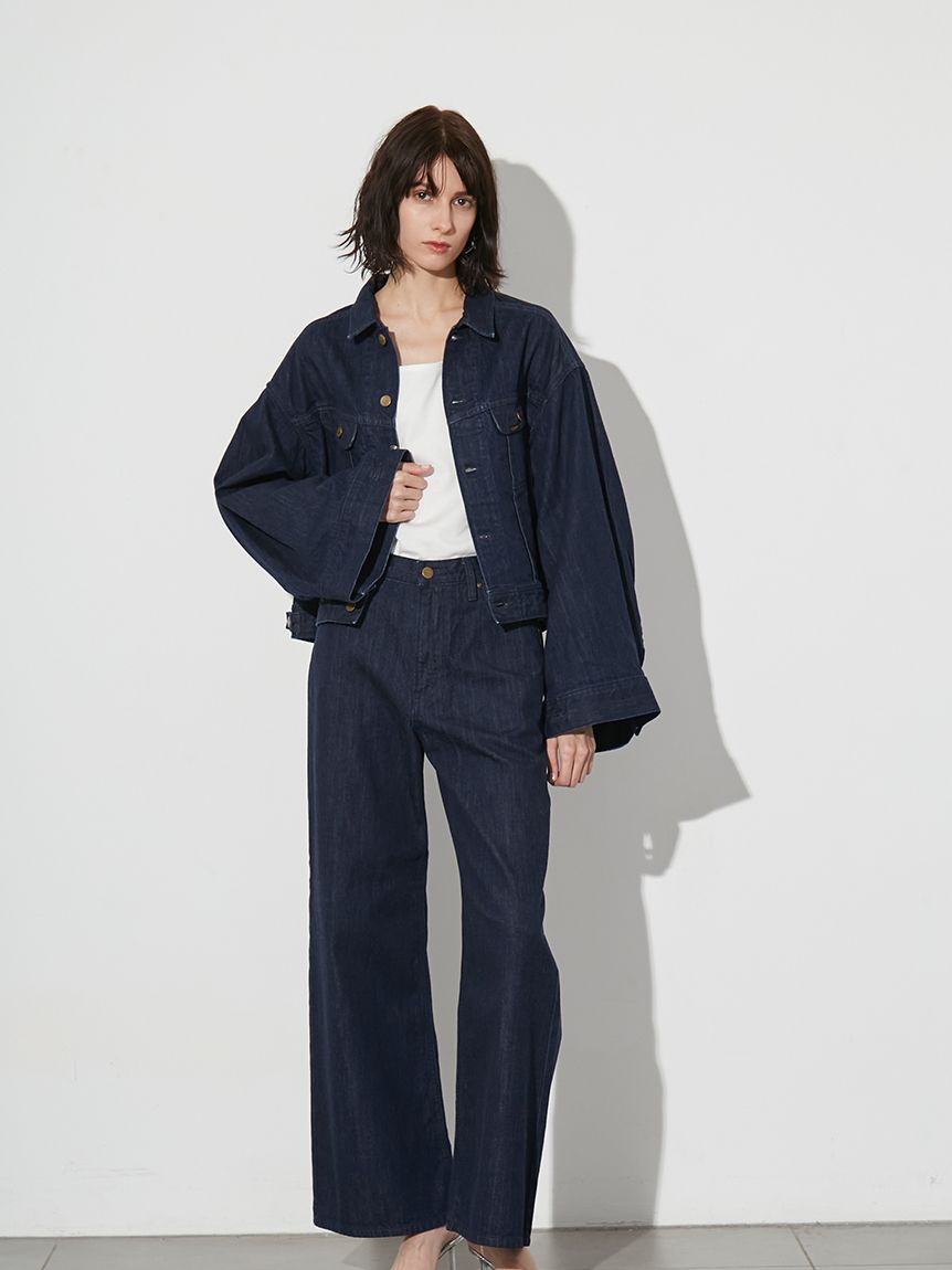 セットアップ対応】【styling/×Lee】デニムブルゾン(ジャケット