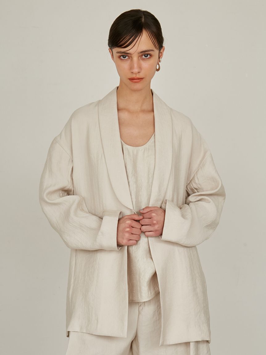 セットアップ対応】バックサテンジャケット(ジャケット)｜アウター