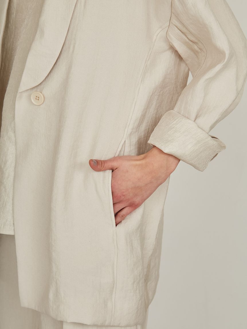 セットアップ対応】バックサテンジャケット(ジャケット)｜アウター