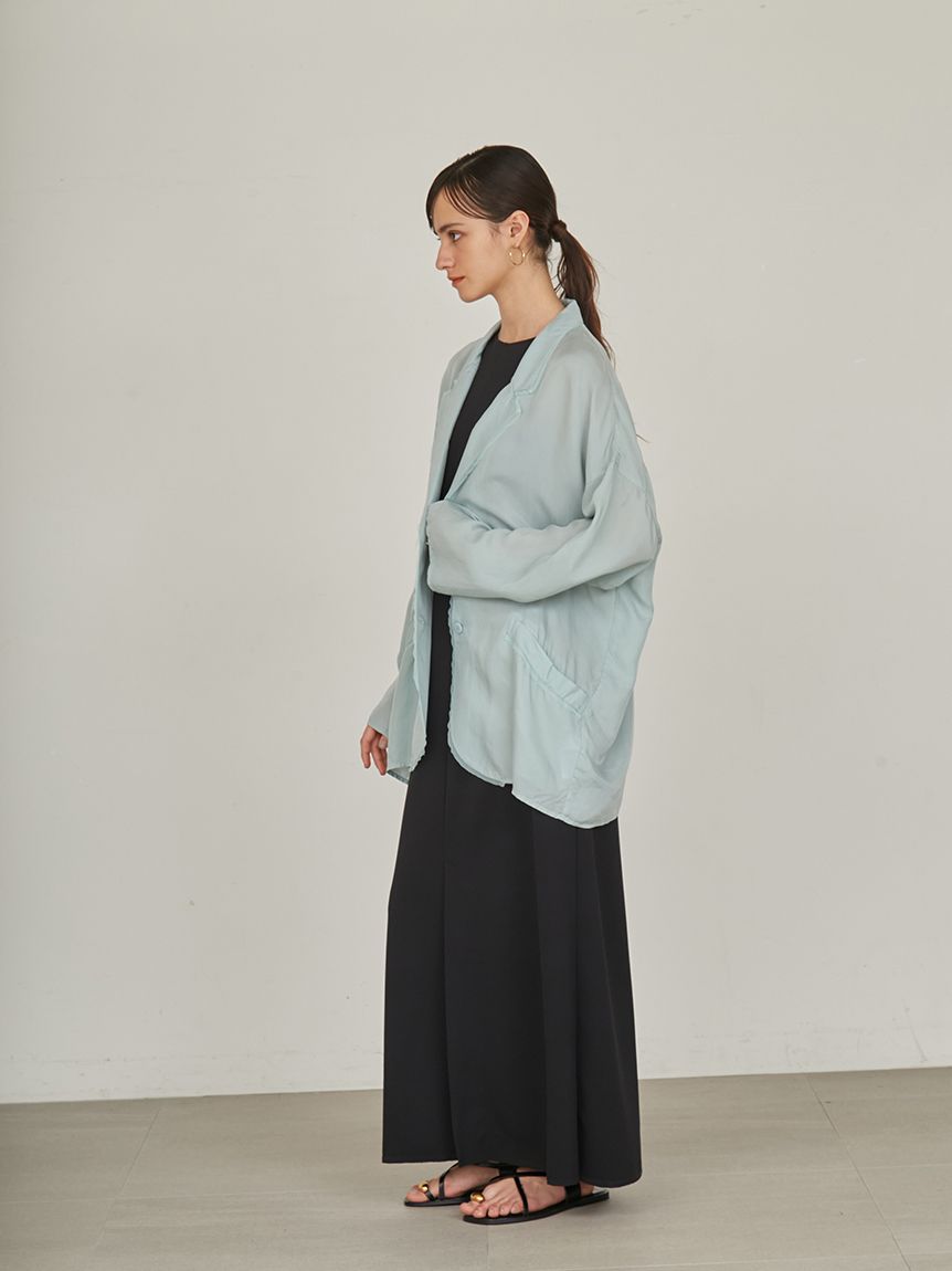 セットアップ対応】オープンカラーシャツジャケット(ジャケット