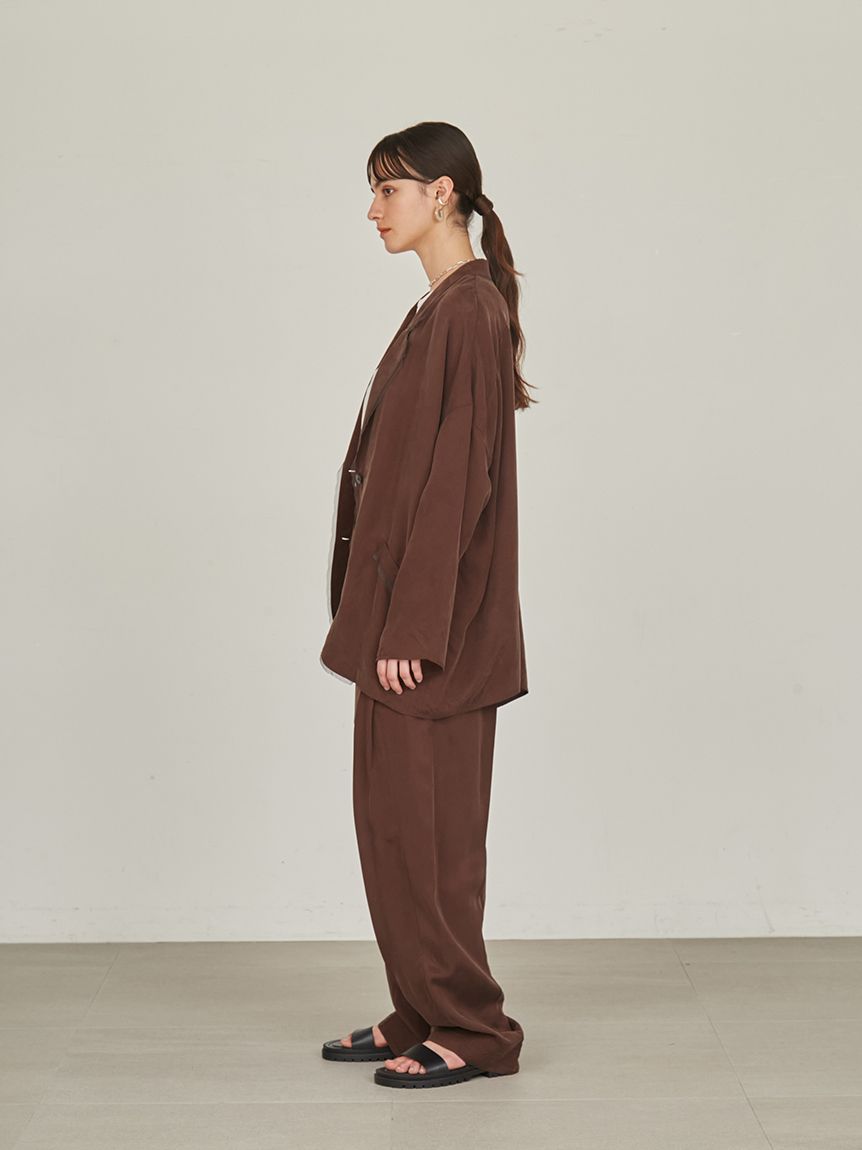 セットアップ対応】オープンカラーシャツジャケット(ジャケット