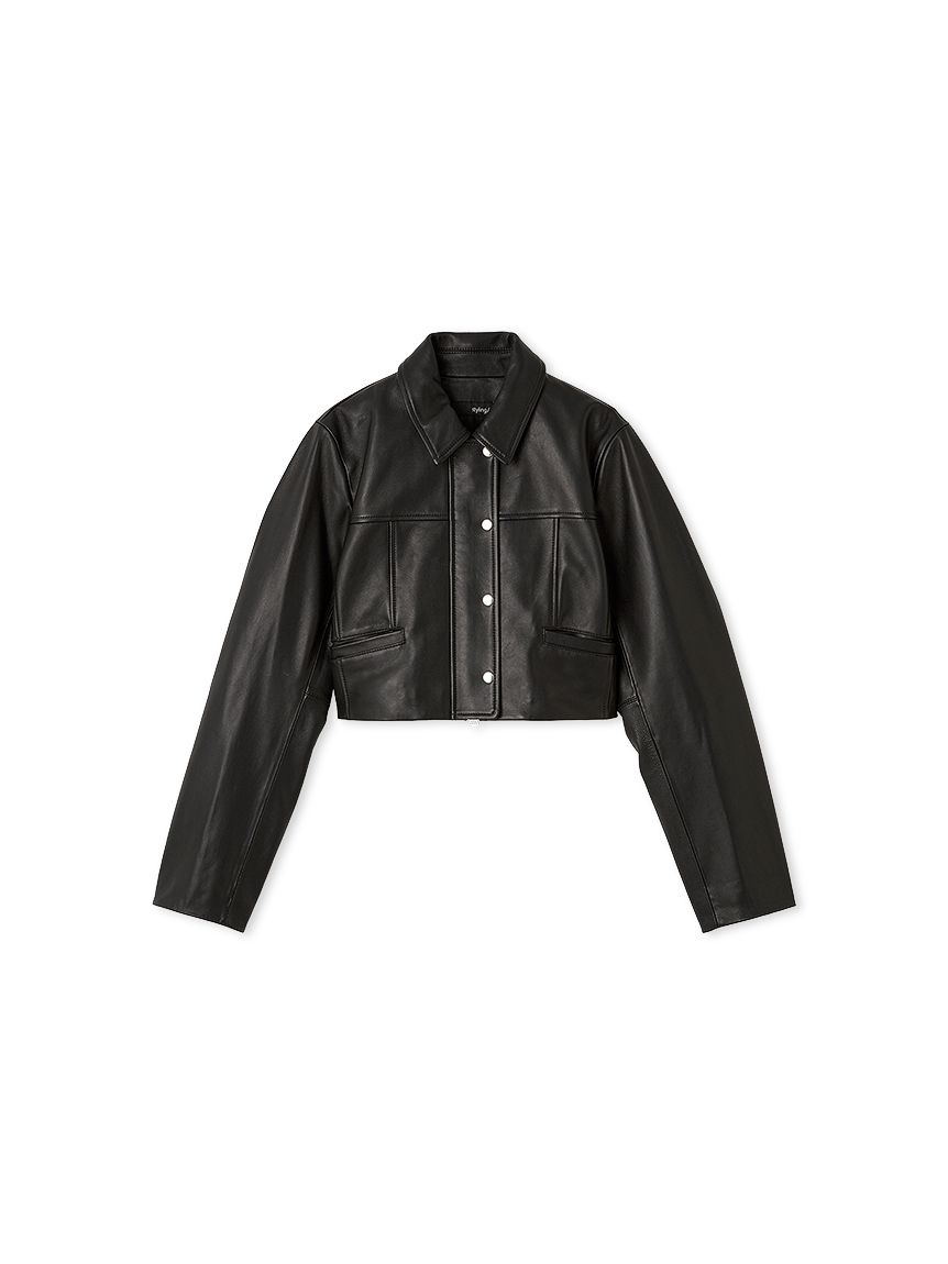 セットアップ対応】ラムレザーブルゾン(ブルゾン)｜アウター│styling