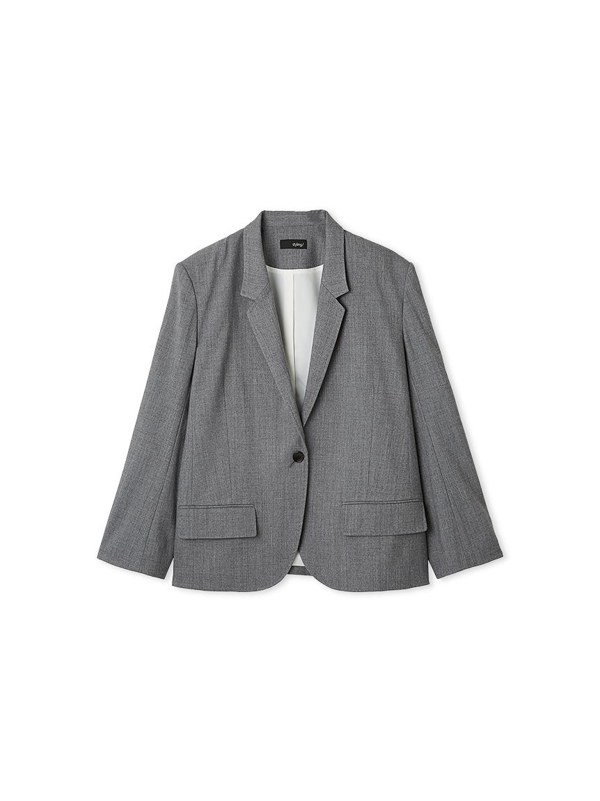 セットアップ対応】シングルブレステッドスーツジャケット(ジャケット