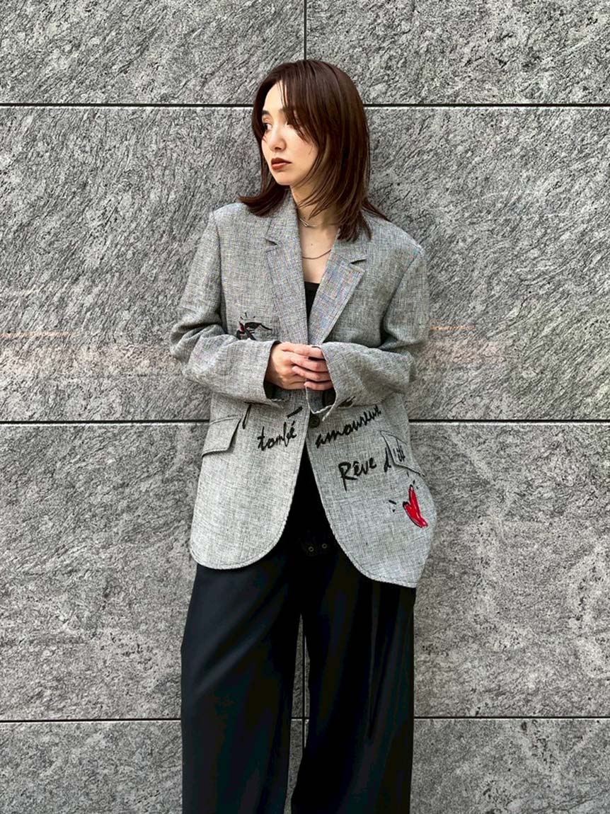 styling/×KEITA MARUYAMA】エンブロイダリージャケット(テーラード