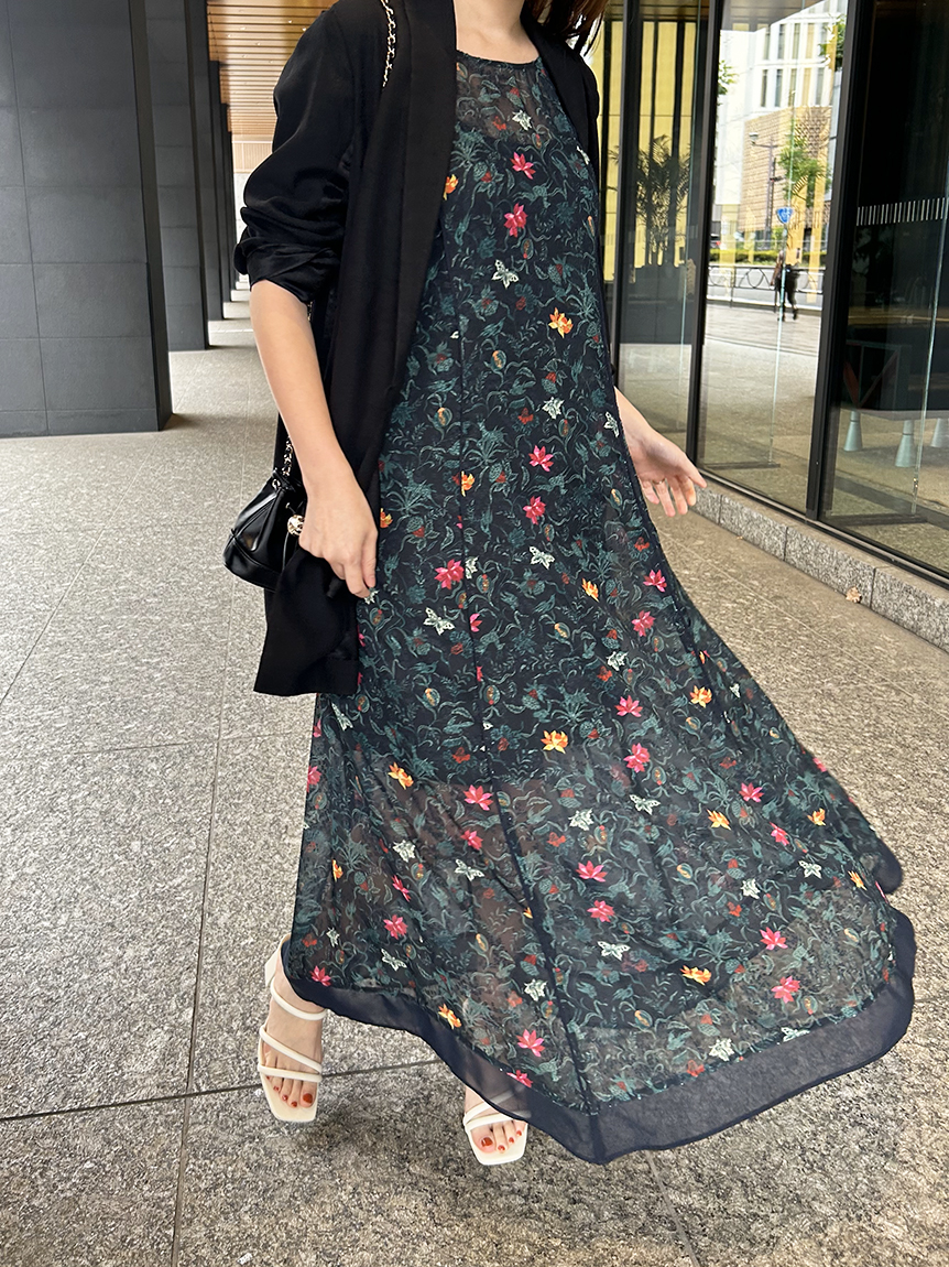 styling/×KEITA MARUYAMA シアージャガードワンピース styling/｜【styling/×KEITA MARUYAMA】シアージャガード