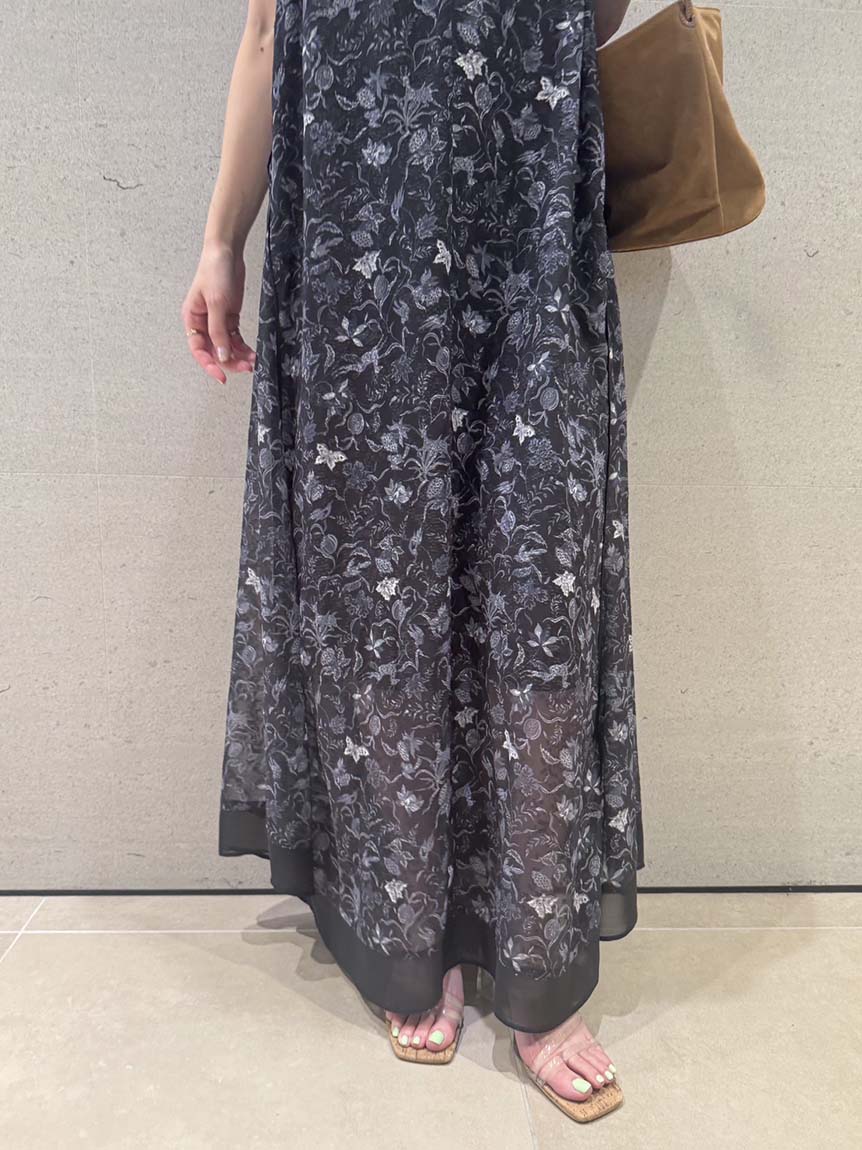 隼人マキ様 ワンピース Sキャメル ハンチ hunch 綿100% シルケットスムース バックシャン