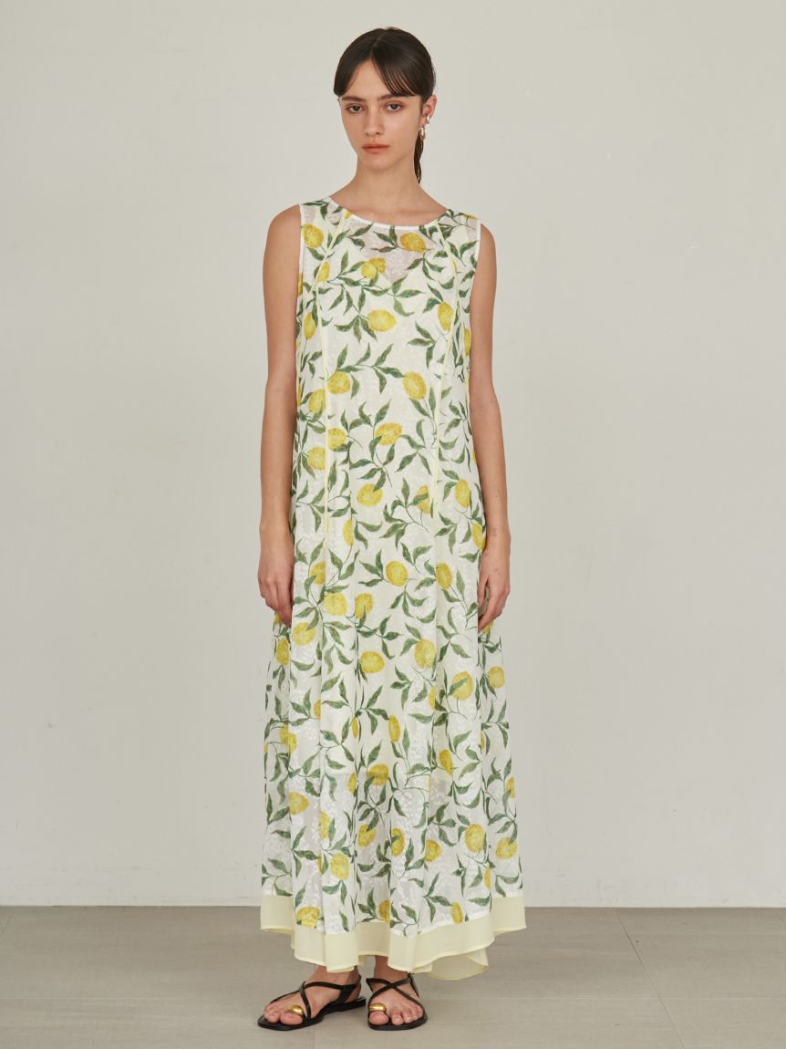 styling/×KEITA MARUYAMA】シアージャガードワンピース(カシュクール