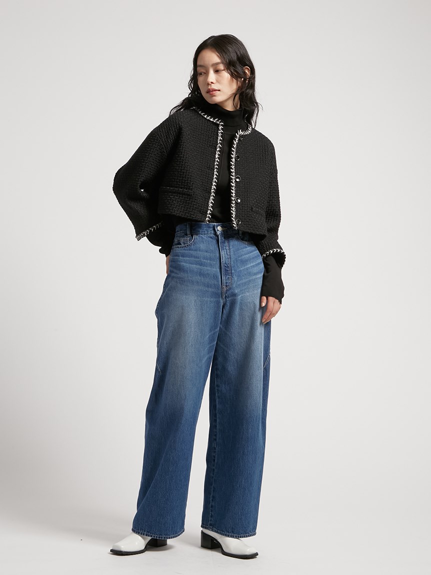 コクーンデニムパンツ(デニム)|パンツ│styling/(スタイリング/)の ...