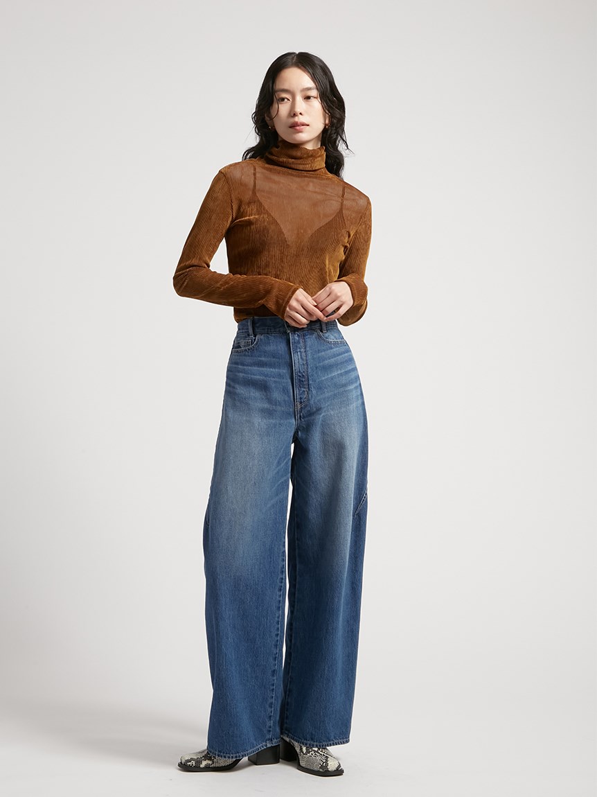 コクーンデニムパンツ(デニム)|パンツ│styling/(スタイリング/)の ...