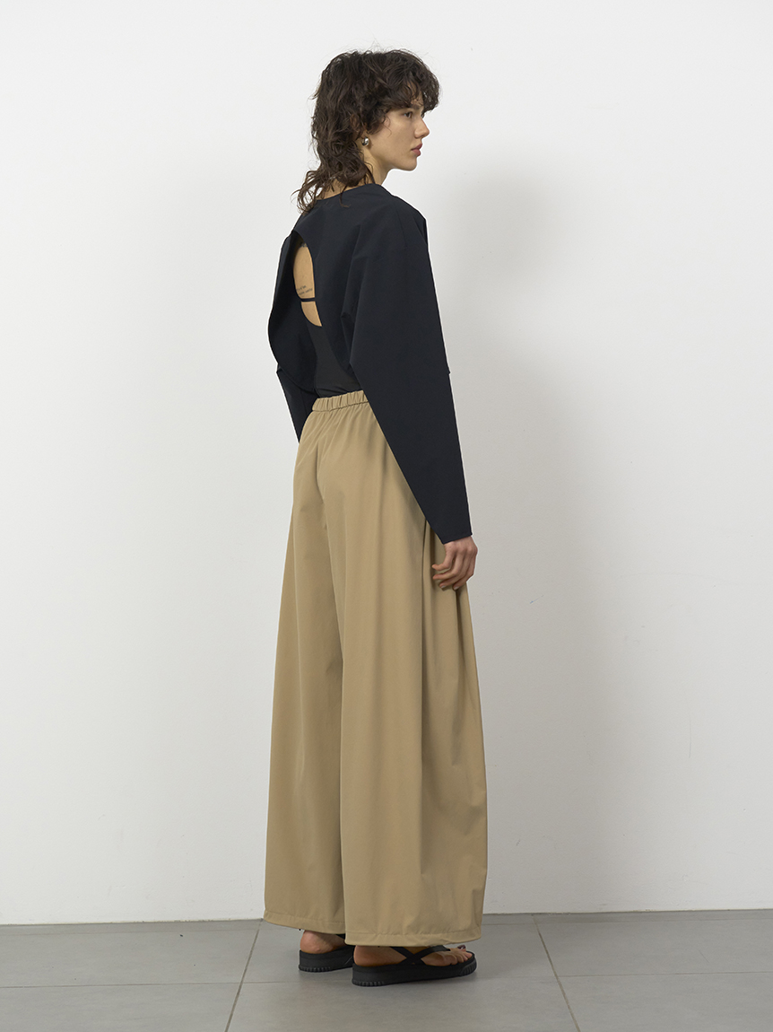 S/S】＜ウォッシャブル・UVカット＞2WAYワイドパンツ(ワイド