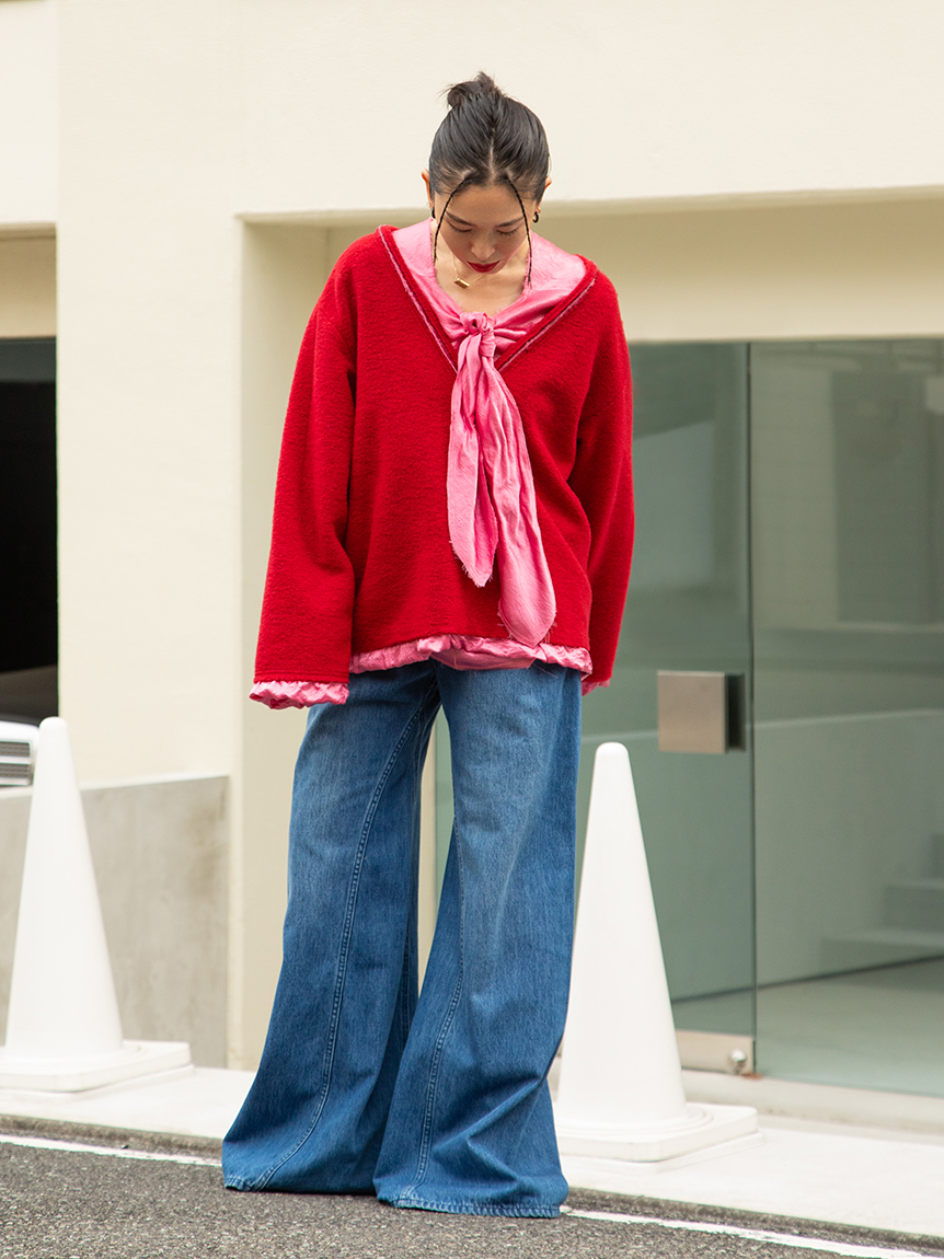 cozy worldwide WAXED JEANS フレアデニムパンツM 2025年最新】Cozy worldwide waxed jeansの人気アイテム - メルカリ