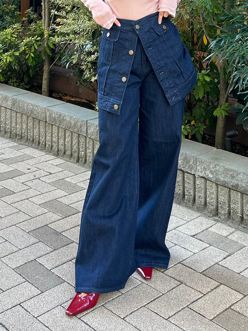 セットアップ対応】【styling/×Lee】デニムパンツ(デニム