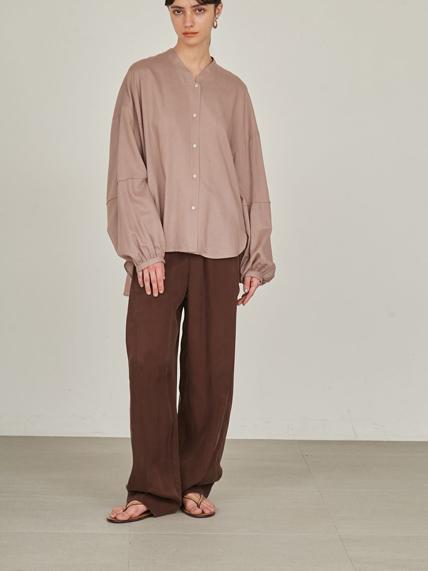 セットアップ対応】ワイドタックドローストリングパンツ(ワイドパンツ