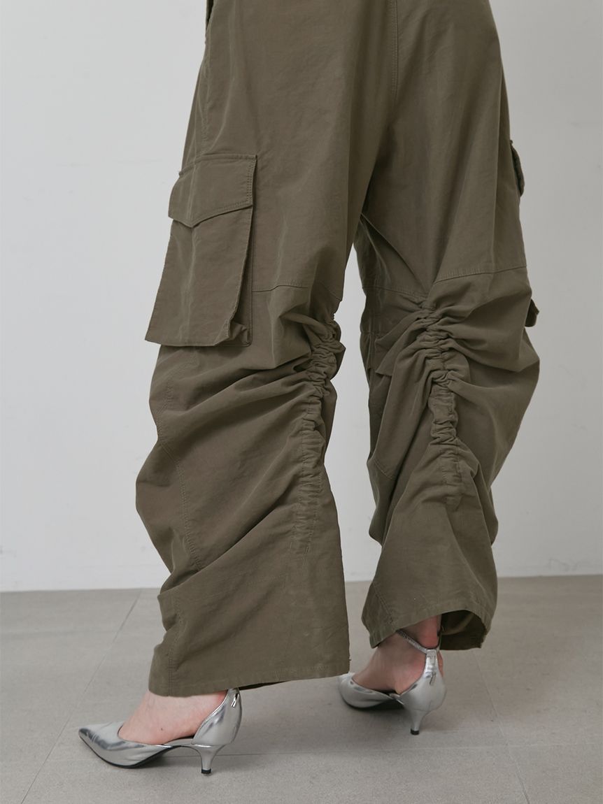 セットアップ対応】ワイドレッグカーゴパンツ(ワイドパンツ)｜パンツ