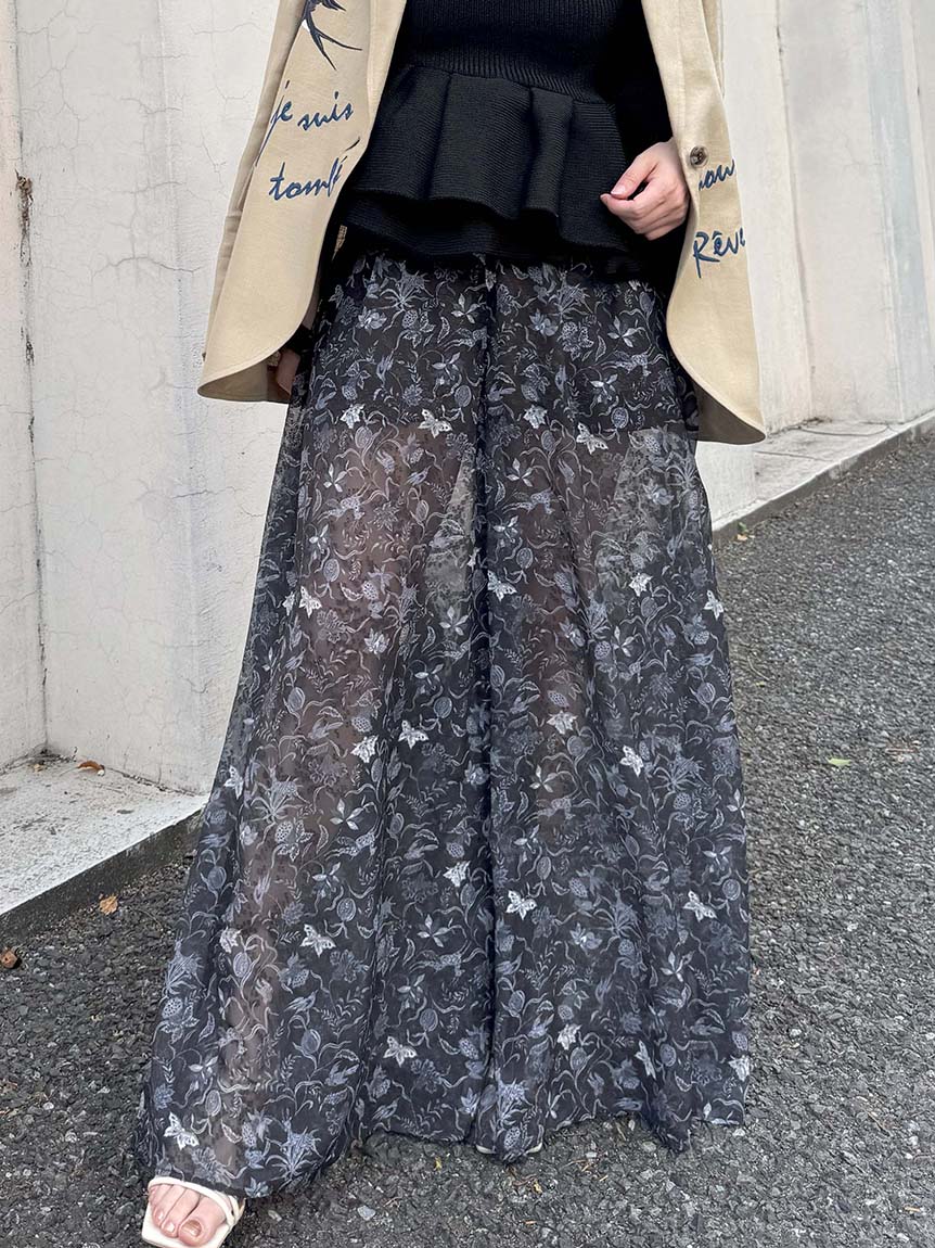 【styling/×KEITA MARUYAMA】シアージャガードパンツ styling/×KEITA MARUYAMA】シアージャガードパンツ(ロングパンツ