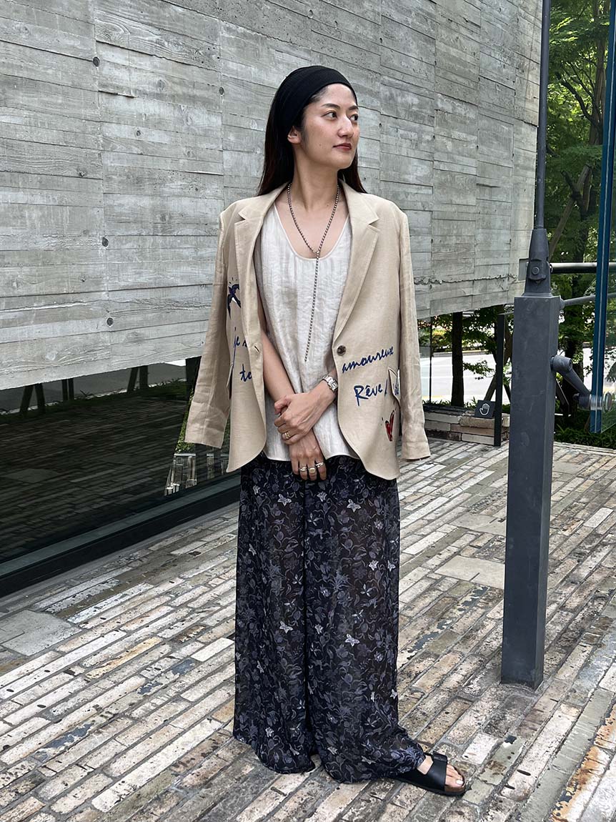 【styling/×KEITA MARUYAMA】シアージャガードパンツ styling/×KEITA MARUYAMA】シアージャガードパンツ(ロングパンツ