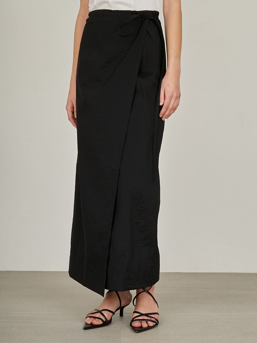 S/S(エスバイエス)】<ウォッシャブル・撥水>ラップスカート S/S(エスバイエス)】<ウォッシャブル・撥水>ラップスカート