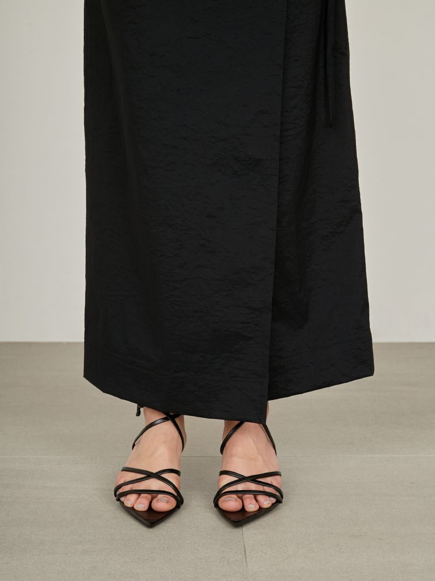 S/S(エスバイエス)】＜ウォッシャブル・撥水＞ラップスカート