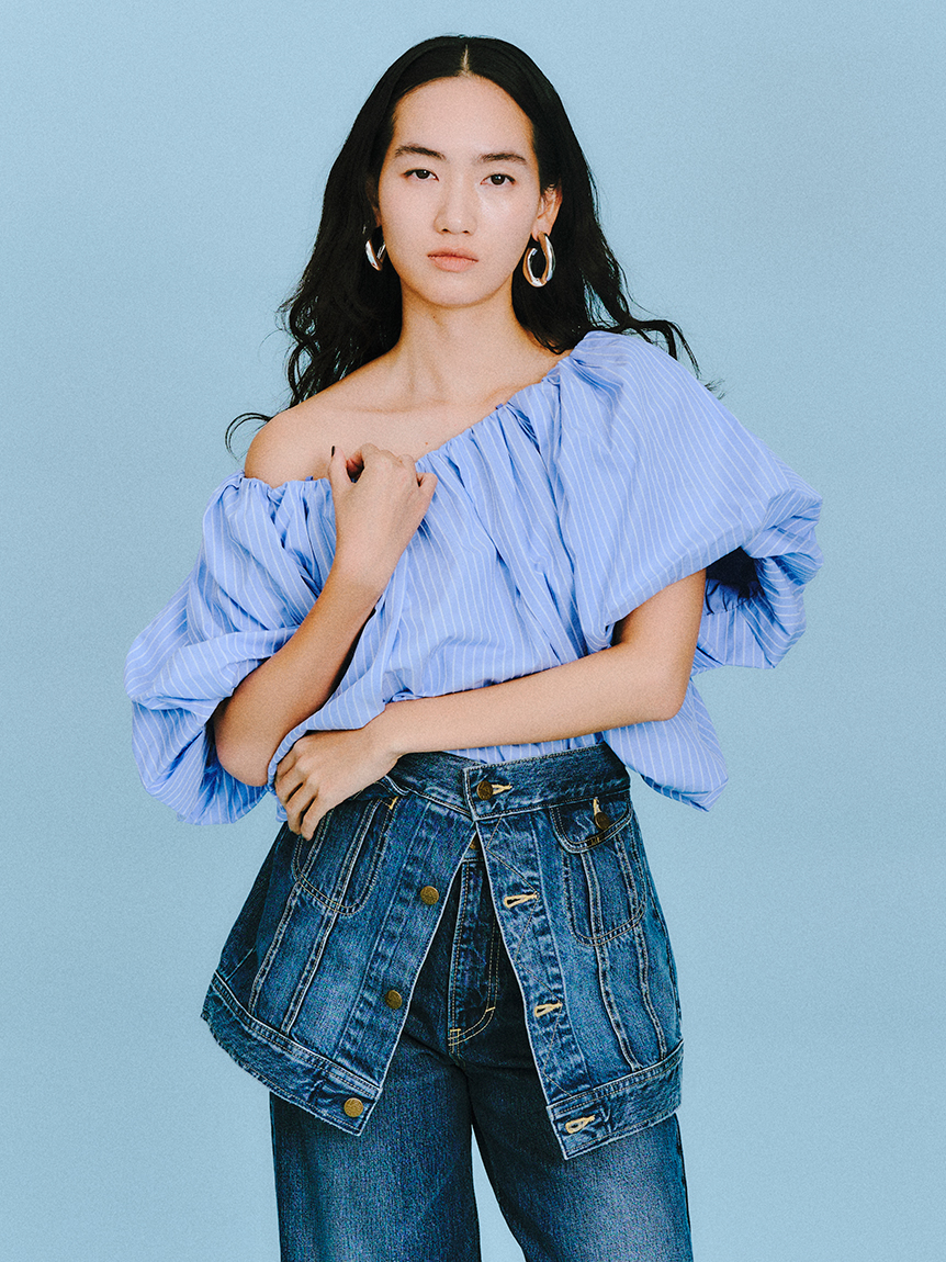 セットアップ対応】【styling/×Lee】デニムビスチェ(その他