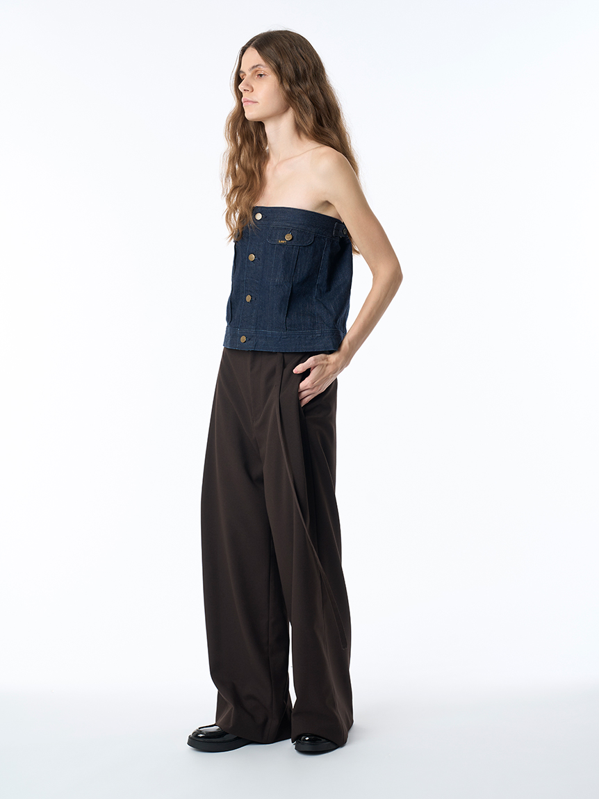 セットアップ対応】【styling/×Lee】デニムビスチェ(その他
