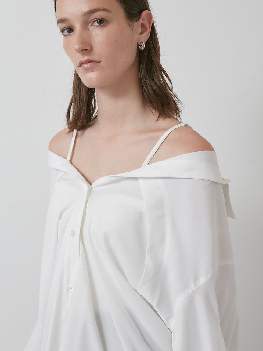 オフショルダー2WAYシャツ(シャツ/ブラウス)｜トップス│styling