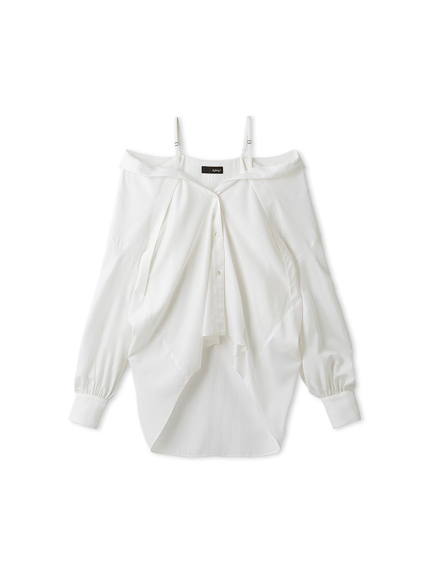 オフショルダー2WAYシャツ(シャツ/ブラウス)｜トップス│styling
