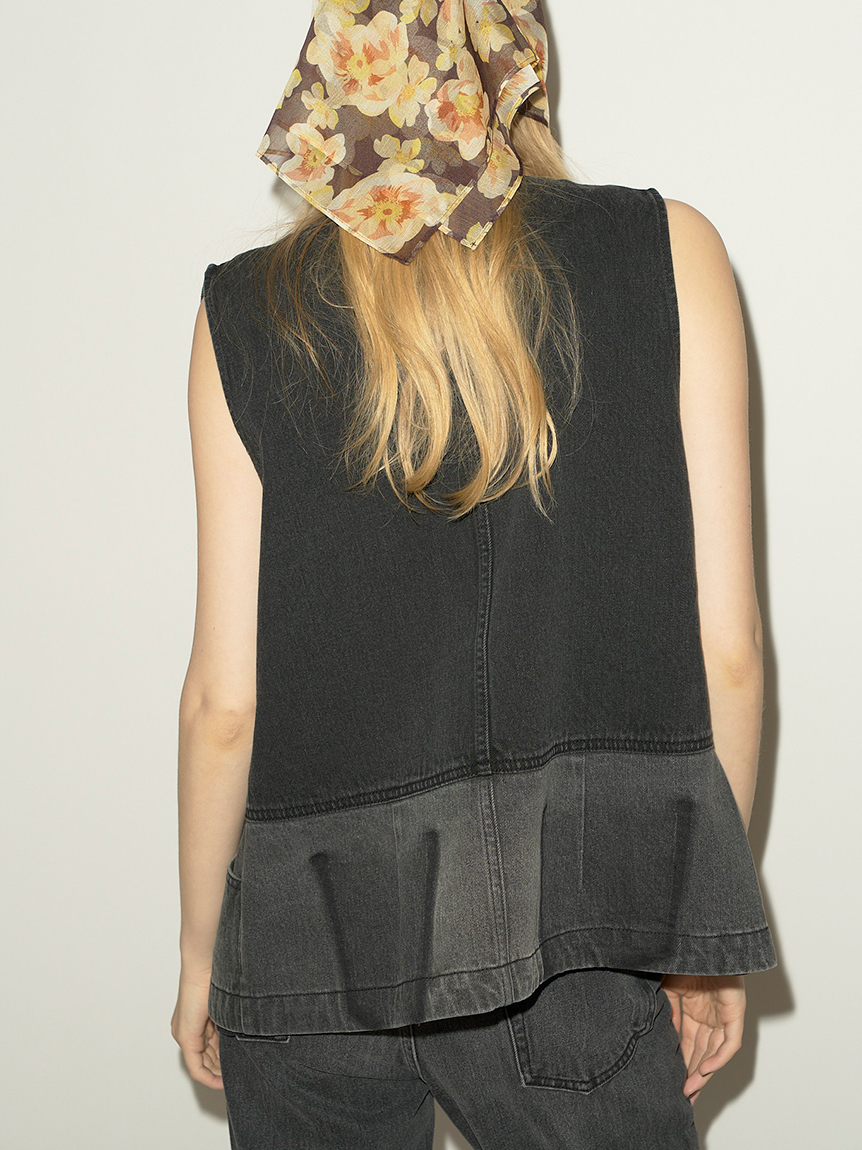 デニムワークベスト LOT1379C2.jpg