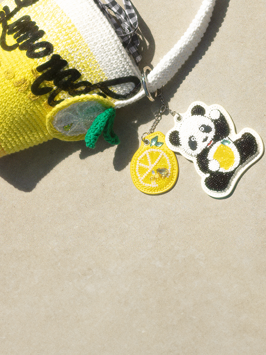styling/×KEITA MARUYAMA】ビーズ刺繍パンダチャーム(キーケース