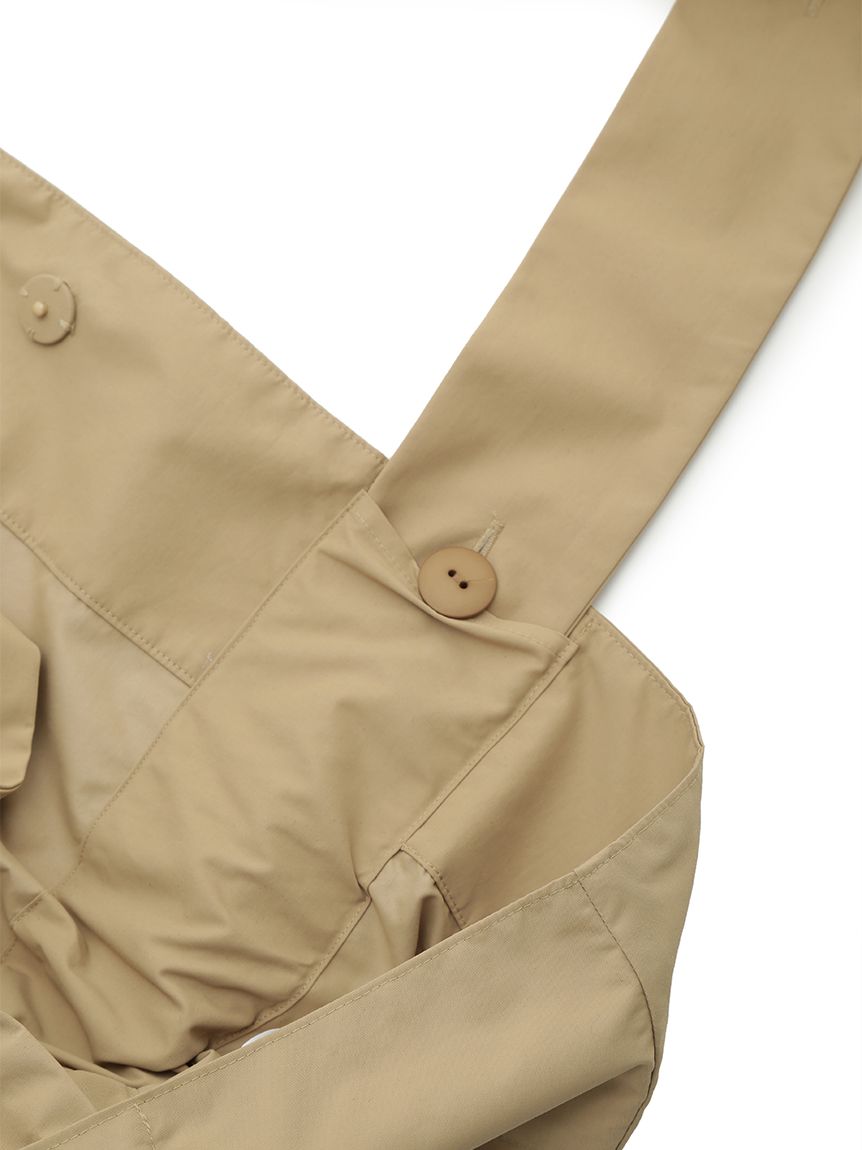 S/S】＜ウォッシャブル＞チュールシャーリングトートバッグ