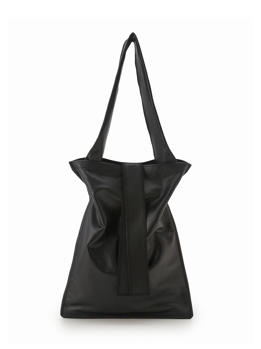 ITTI黒レザートートバッグ HOME BIG TOTE(ホームビッグレザートート) - ITTI HOME (イッチ