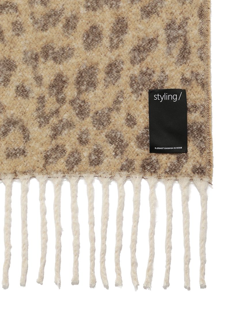レオパードジャガードストール(その他)｜ファッション雑貨