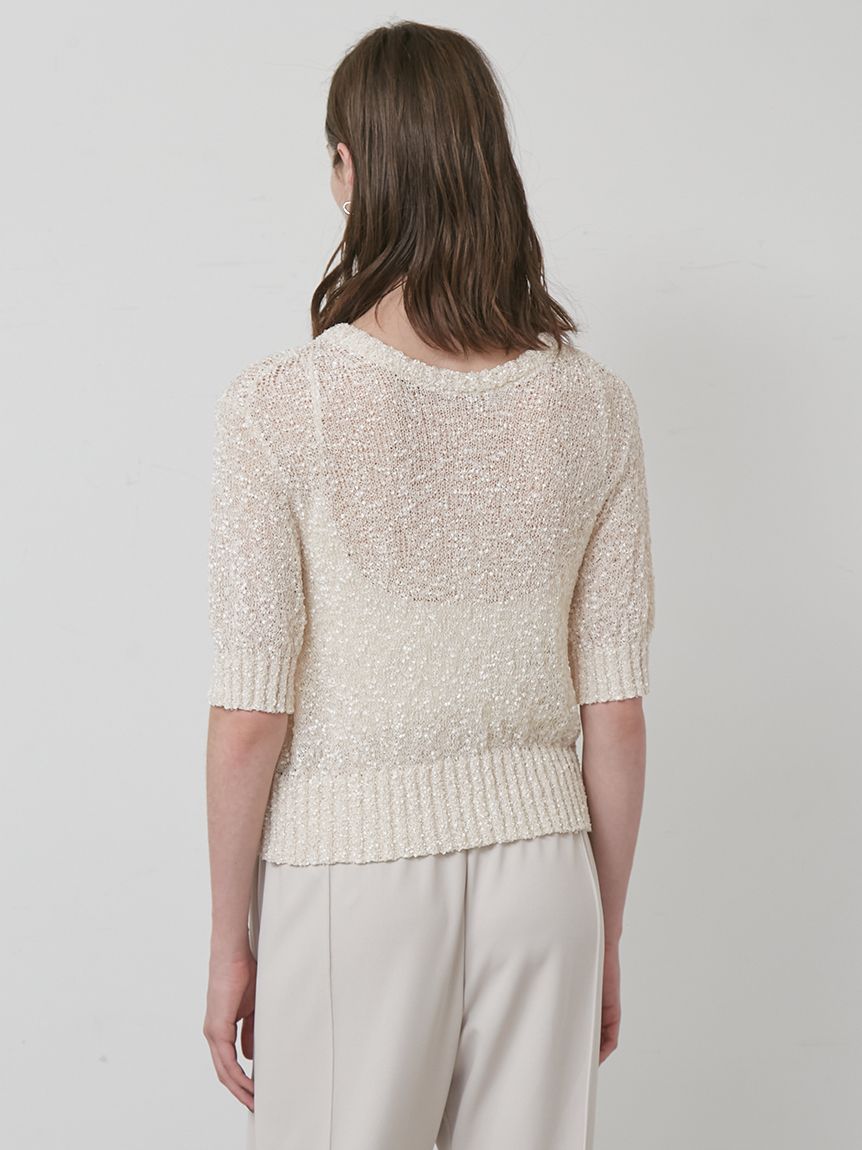 フラッグヤーン2WAYシアーカーディガン(ニット/カーディガン