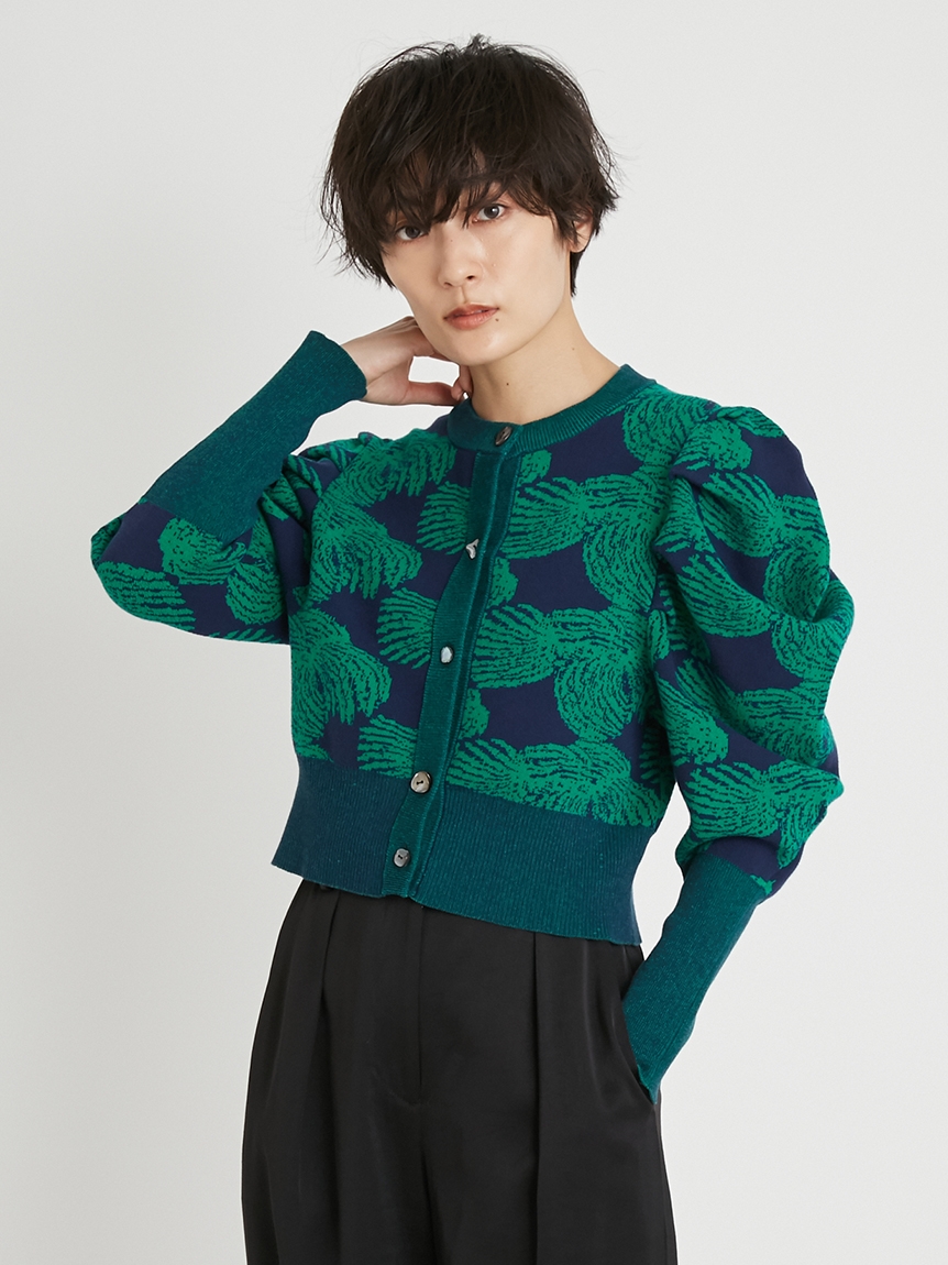ジャガードニットカーディガン(カーディガン)|トップス│styling ジャガードニットカーディガン(カーディガン)|トップス│styling